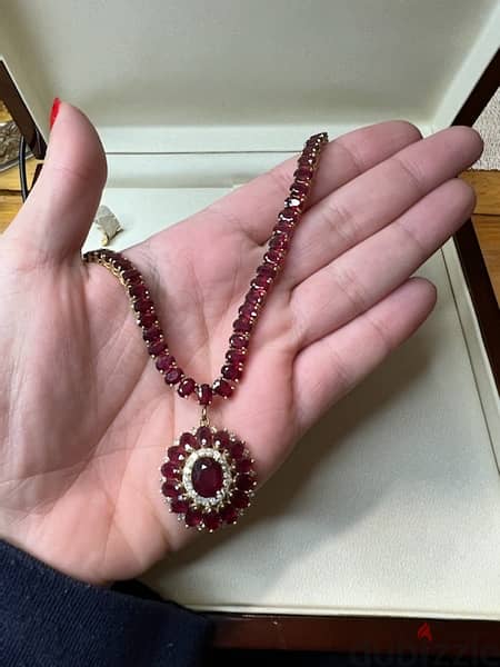 ruby diamond necklace 4