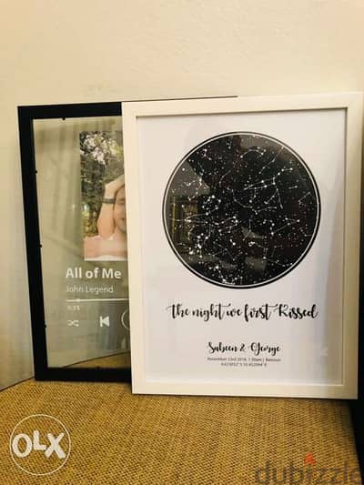 Star map frame