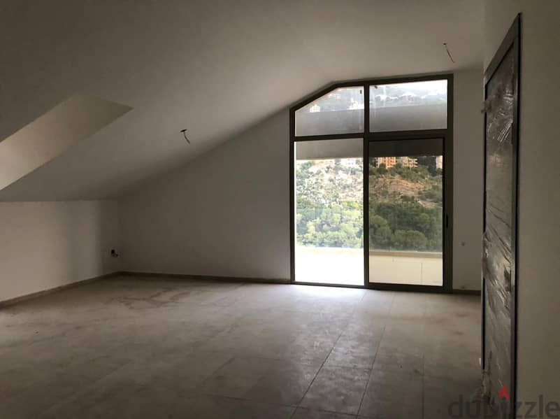 225 m2 duplex apartment + terrace  + mountain view in Kfarhbab 1