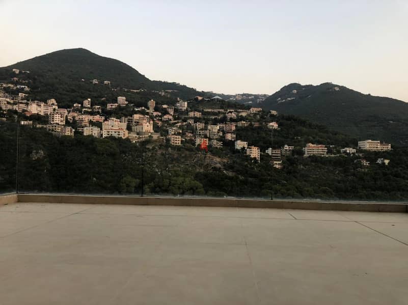 225 m2 duplex apartment + terrace  + mountain view in Kfarhbab 6