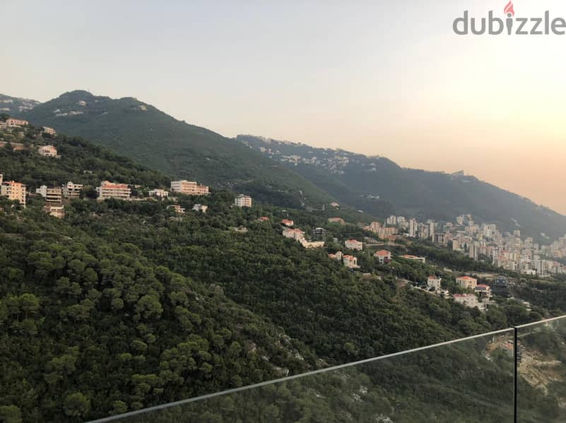 225 m2 duplex apartment + terrace  + mountain view in Kfarhbab 11