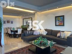 L10321-Elegant Apartment For Rent With An Open View In Achrafieh 0