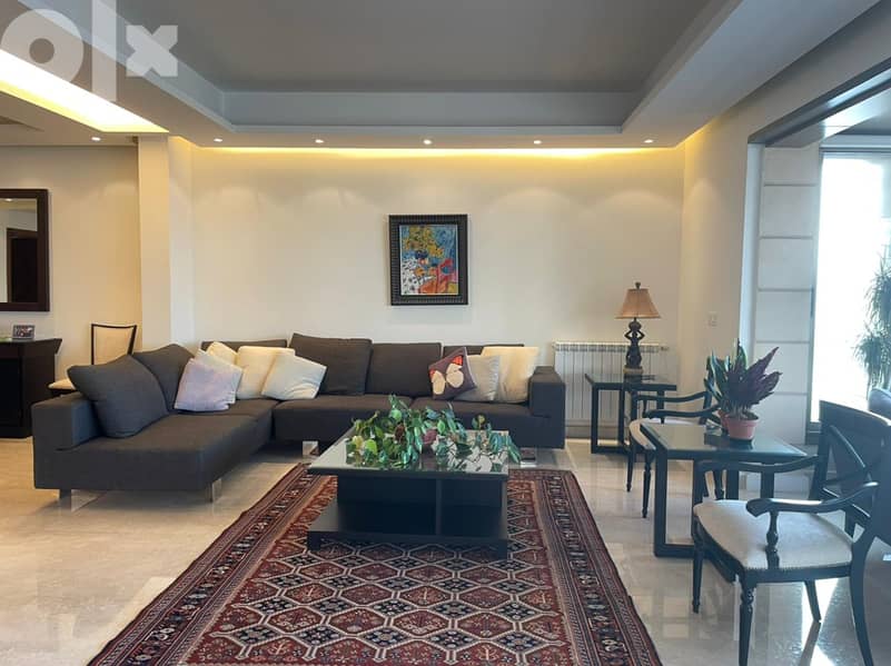 L10321-Elegant Apartment For Rent With An Open View In Achrafieh 2