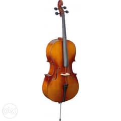 Stagg 4/4 L Size Plywood Cello With Carry bag
