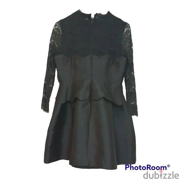 Black chiffon Dress 2