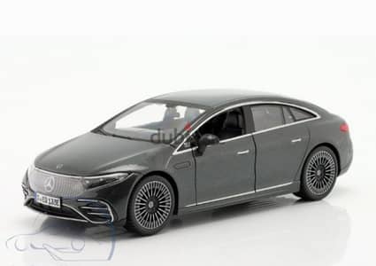 Mercedes EQS diecast car model 1:24.