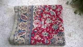 Persian Naiin Carpet, Wool & Silk, hand made, 255x155cm, 130$