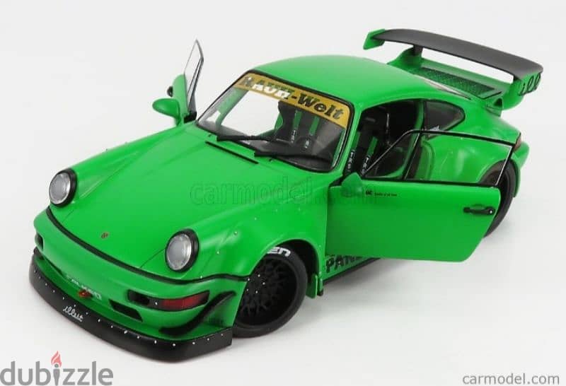 Porsche 911(964) RWB diecast car model 1:18. 4