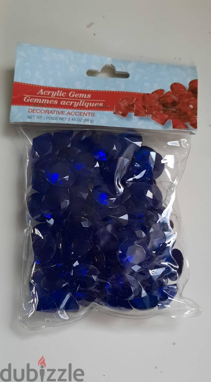 Acrylic Gems Decorative Accents Multicolor Diamond Shape AShop™ 5