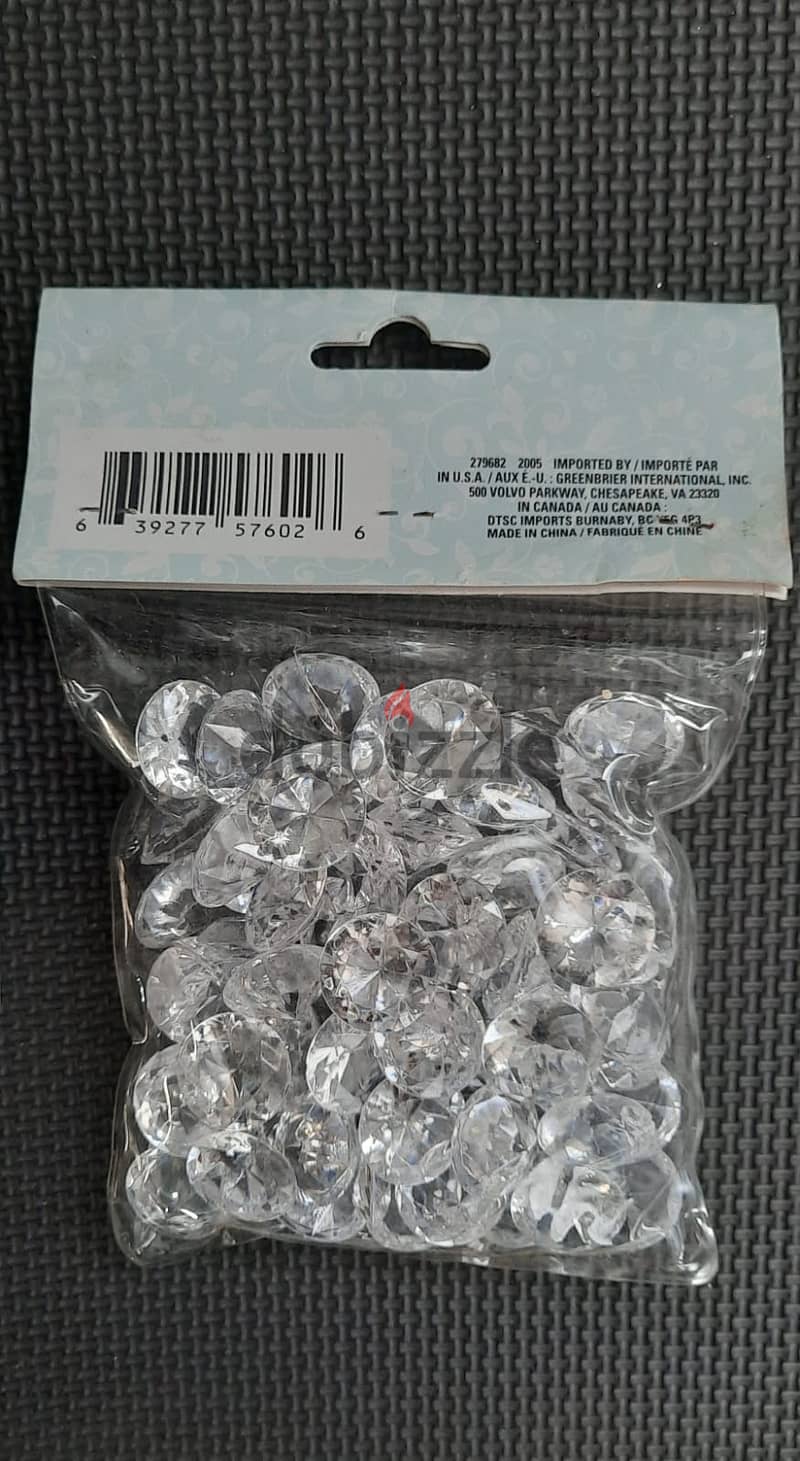Acrylic Gems Decorative Accents Multicolor Diamond Shape AShop™ 6