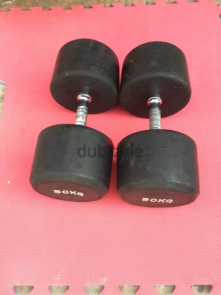 dumbells like new very good quality we have also all sports equipment 0