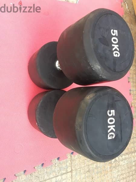 dumbells like new very good quality we have also all sports equipment 1