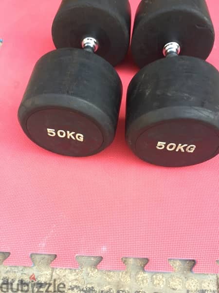 dumbells like new very good quality we have also all sports equipment 2