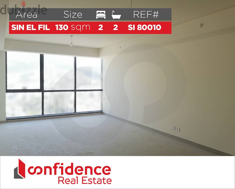 130 SQM apartment in Sin El Fil for Sale! REF#SI80010 0