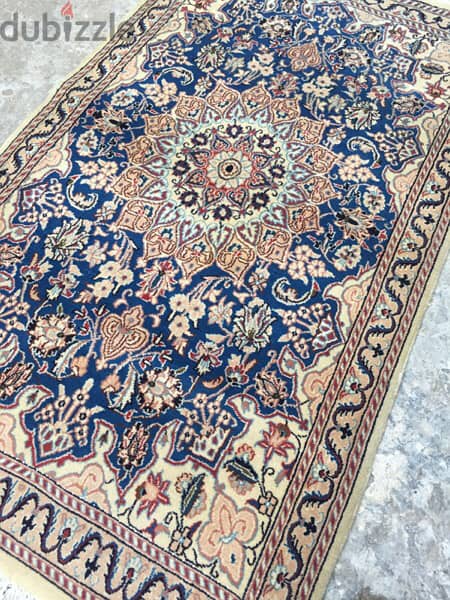 سجاد عجمي نايين. Hand made. persian Carpet 4
