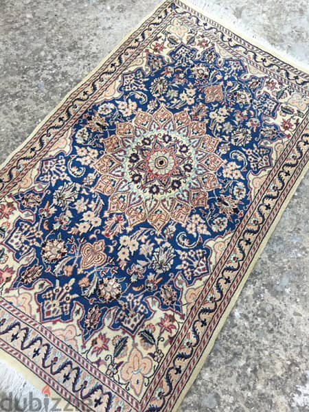 سجاد عجمي نايين. Hand made. persian Carpet 7
