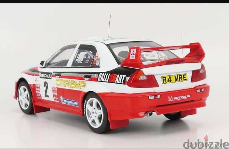 Mitsubishi Lancer RS Evo V diecast car model 1:18. 2