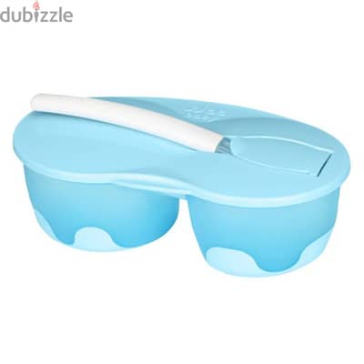 Wee Baby 2 Bowl Food Container Set 6+Months Baby