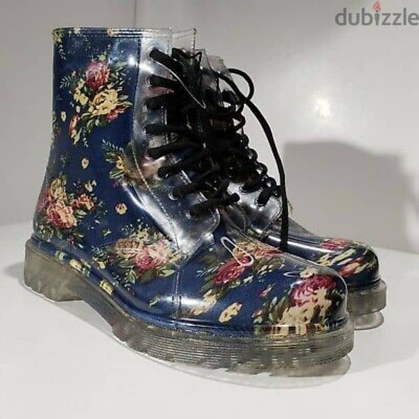 boots Dirty Laundry floral rain boots 38.39 4