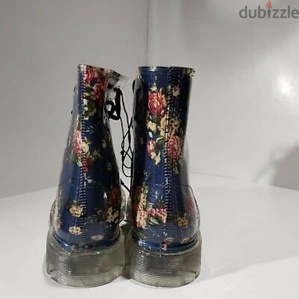 boots Dirty Laundry floral rain boots 38.39 5