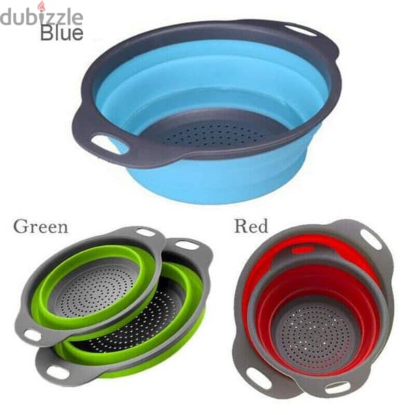 silicone foldable filter strainer 7