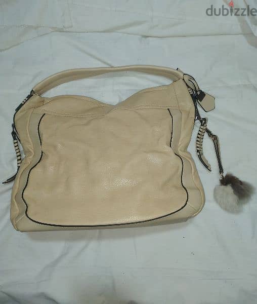 bad beige real leather big size 1