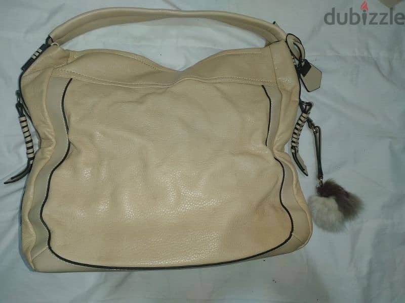 bad beige real leather big size 5