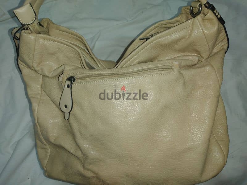 bad beige real leather big size 6