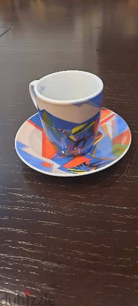 Coffee cups. Colored. 6 pieces 0