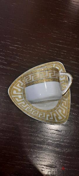 Coffee cups. Gold color. 4 pieces