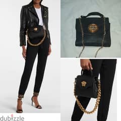 copy versace bag real leather