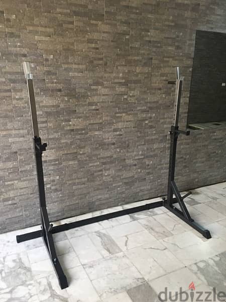 adjustable squat rack barbell rack new made in germany heavy duty 1