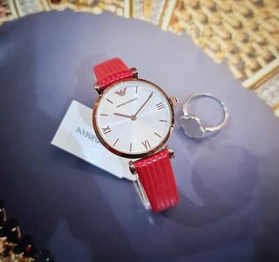 Original Emporio Armani Gold & Red for Women