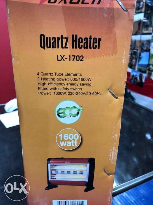 Quartz heater 1600 W 1