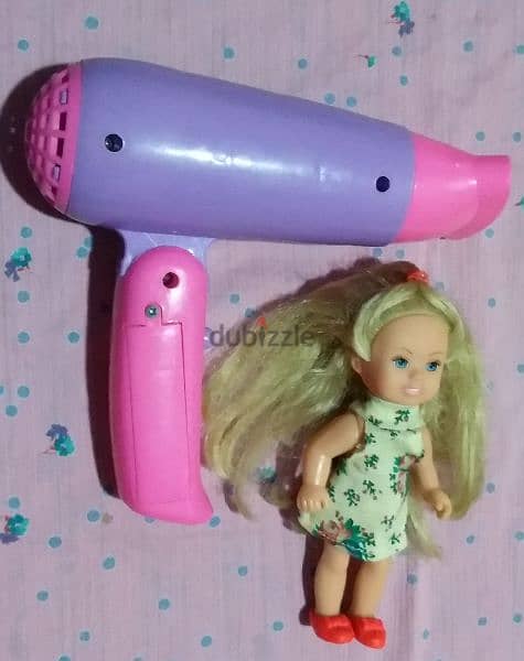 EVI STEFFI LOVE DAUGHTER Small doll+DRIYER Not working  good toy, Both 2