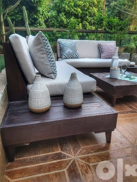 outdoor wooden set 2