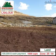 100$/sqm Land in Laklouk for Sale!
