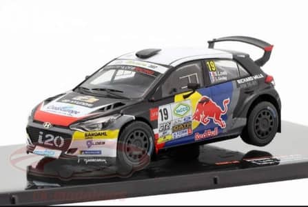 Hyundai I20 R5 diecast car model 1:43.