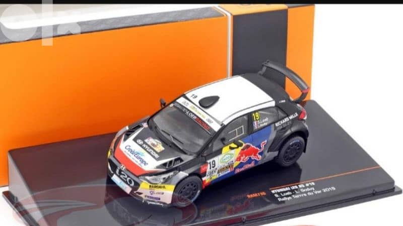 Hyundai I20 R5 diecast car model 1:43. 3