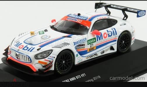 Mercedes AMG GT3  diecast car model 1:43.