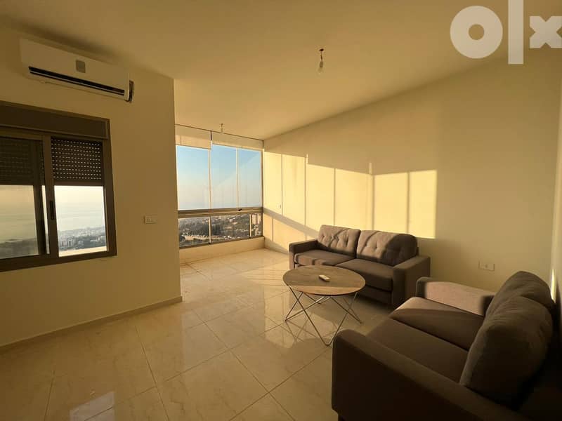 L10378-Apartment With A Beautiful Seaview For Rent in Blat,Jbeil 1