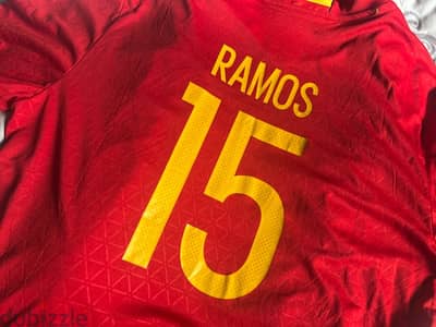 sergio ramos 15  spain world cup special home adidas kit 2018