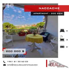 Apartment for sale in naccache 200 SQM REF#EA15112