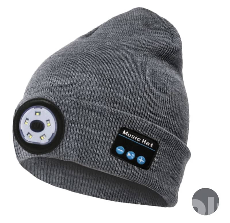 Bluetooth Beanie Hat Wireless Headphones With Led for Outdoor Sports. 7