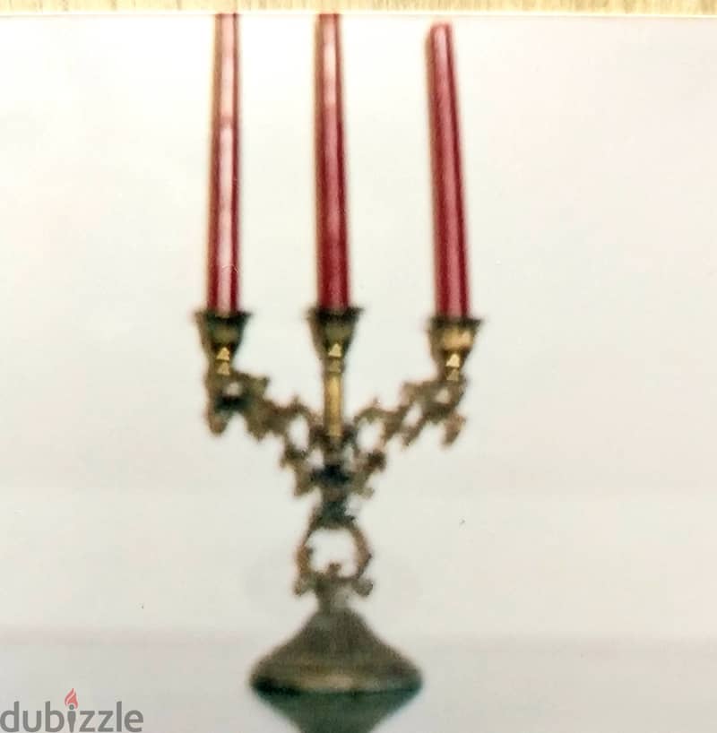 2 Bronze Candle Holders 5