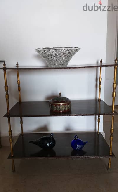 3 shelves Wooden Rack Table