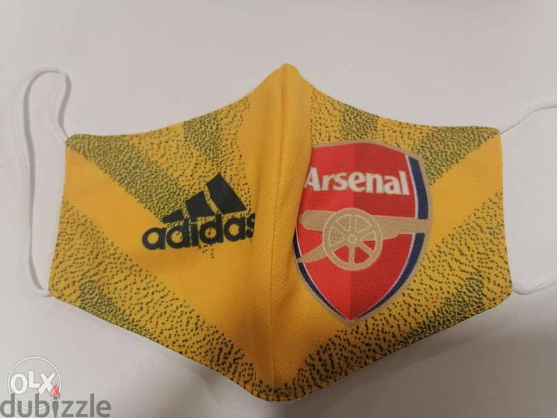 Arsenal face mask cloth - كمامة قماش 2