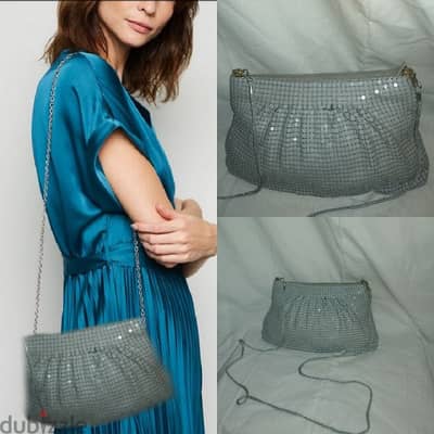 bag vintage chainmail mesh clutch