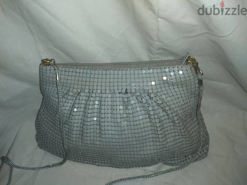 bag vintage chainmail mesh clutch 2