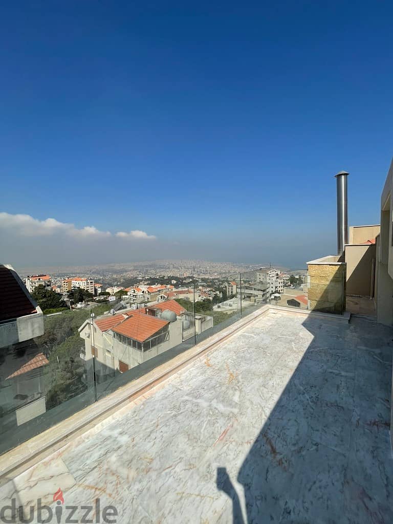270 Sqm | Duplex Ain Saadeh | Beirut and Sea view | Super deluxe 1